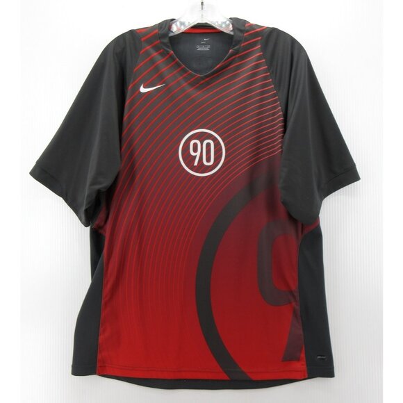 Nike Shirt Medium Total 90 Dri-Fit Soccer Training Jersey DriFit Logo - Picture 1 of 14